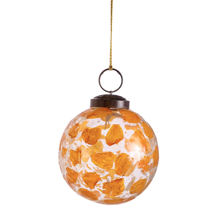 SOUCI ORNAMENT-3 IN-MARIGOLD | HOLIDAY