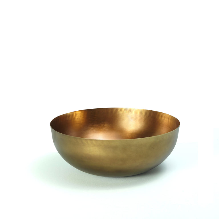 BRONZE COBBLED BOWL | ENTERTAINING