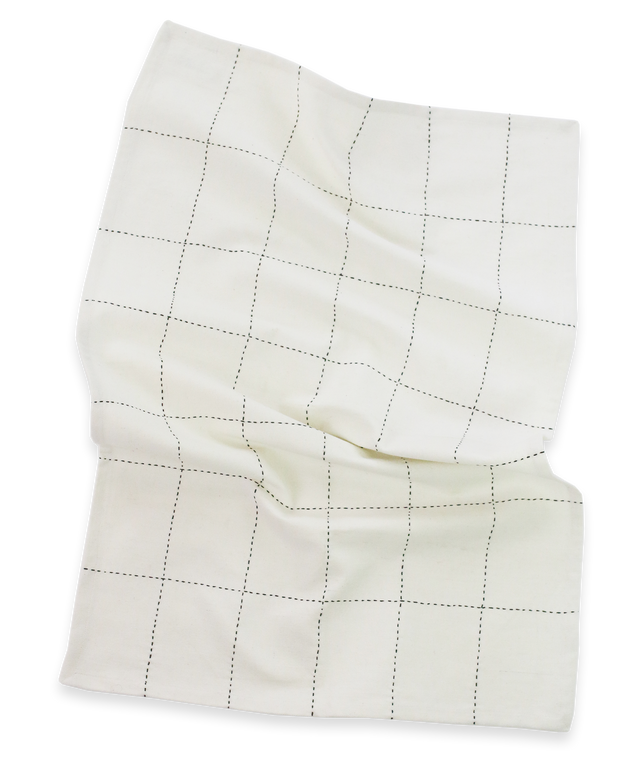 BONE WHITE TEA TOWELS (INDIA)