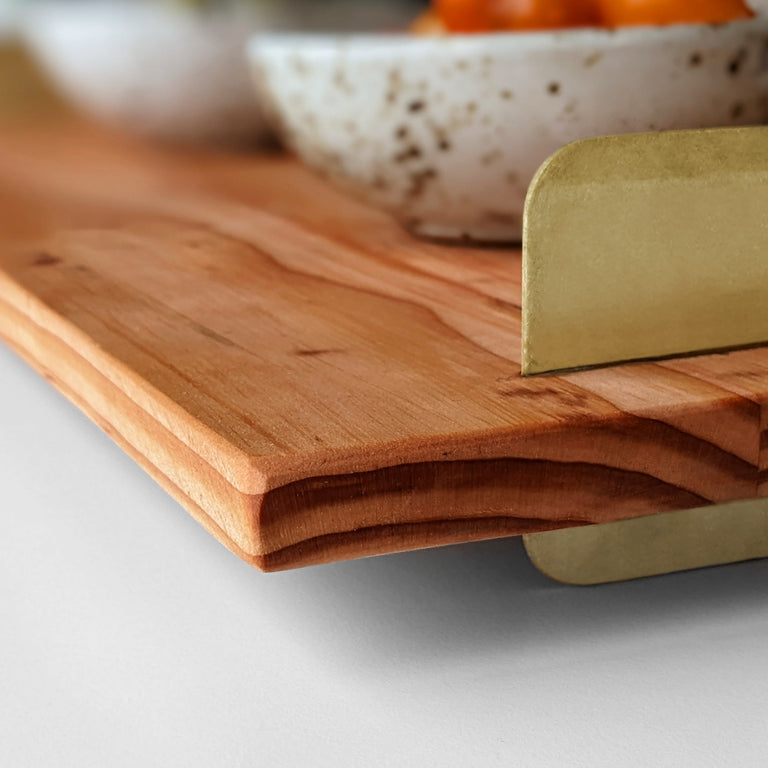 BRASS HANDLE TRAY | BY FORMR