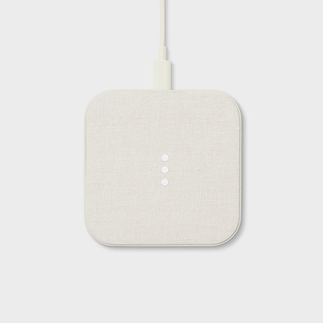 BELGIAN LINEN CATCH:1 WIRELESS CHARGER | OFFICE