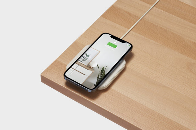 BELGIAN LINEN CATCH:1 WIRELESS CHARGER | OFFICE