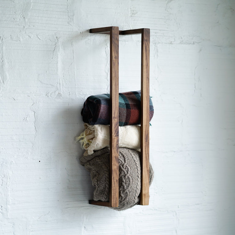 Blanket Wall Rack by Iron Roots Designs | made in Berkeley, CA