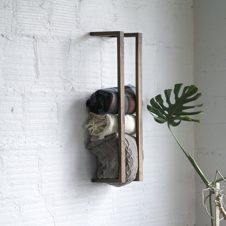 Blanket Wall Rack by Iron Roots Designs | made in Berkeley, CA