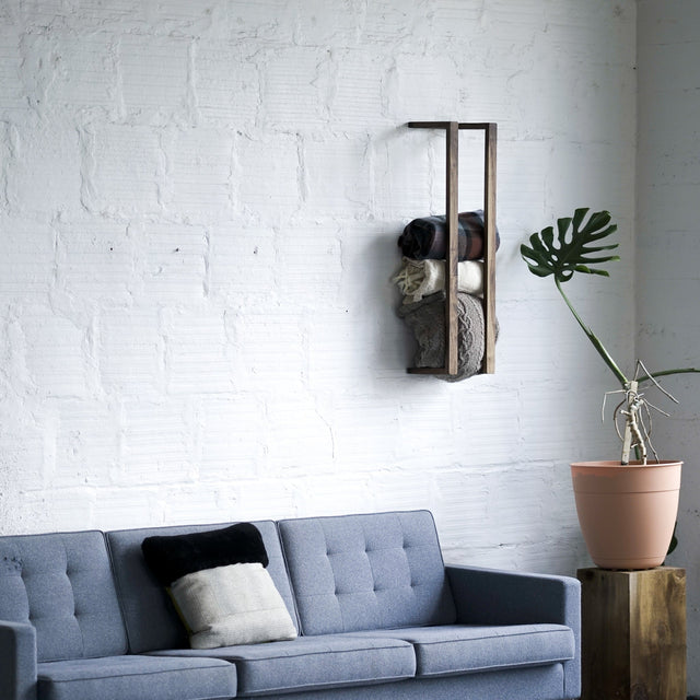 Blanket Wall Rack by Iron Roots Designs | made in Berkeley, CA