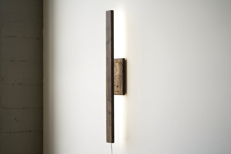 Hardwood Sconce by Iron Roots Designs | made in Berkeley, CA