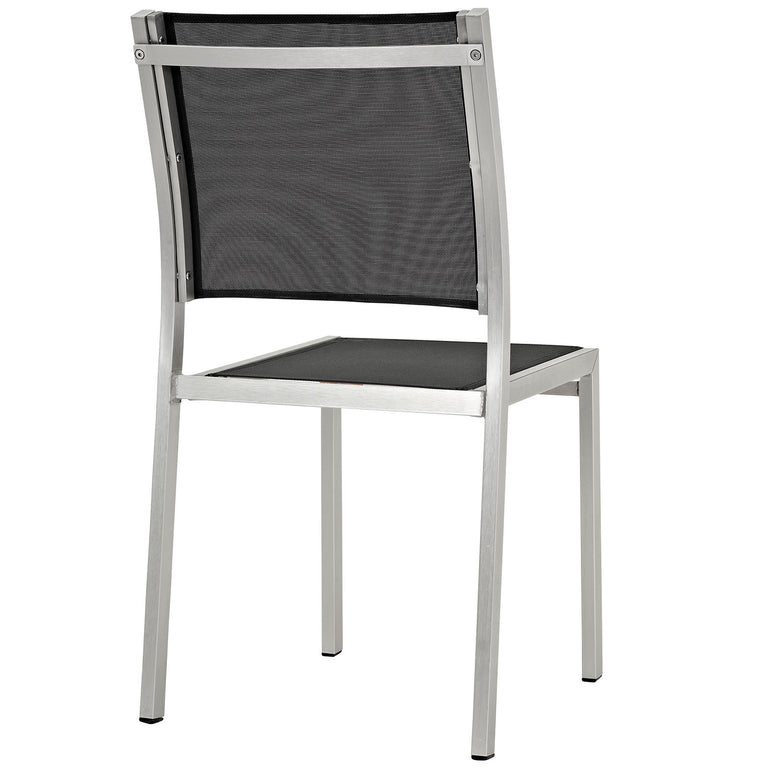 SHORE SIDE CHAIR OUTDOOR PATIO ALUMINUM SET OF 2