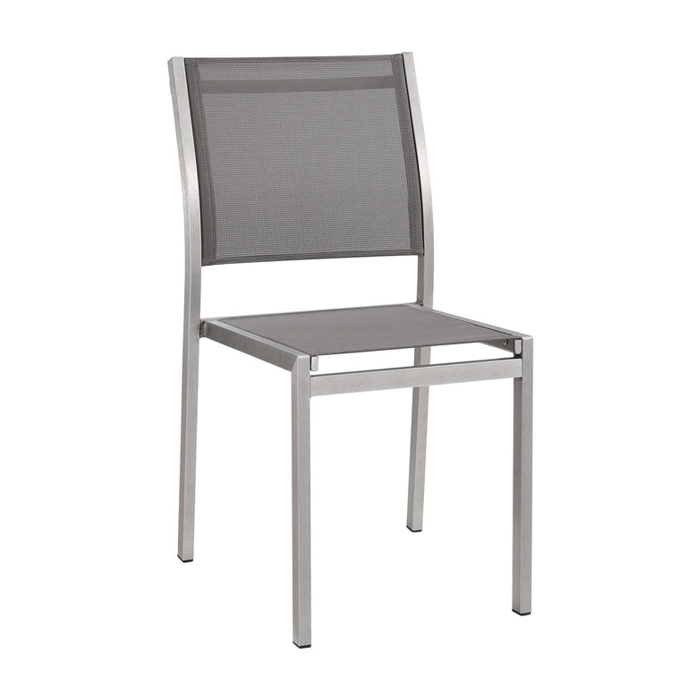 SHORE SIDE CHAIR OUTDOOR PATIO ALUMINUM SET OF 2