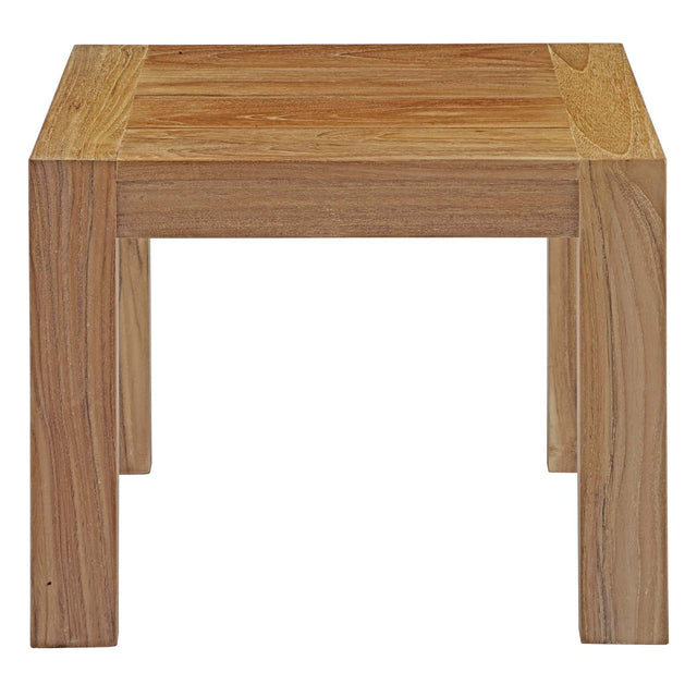 UPLAND OUTDOOR PATIO WOOD SIDE TABLE