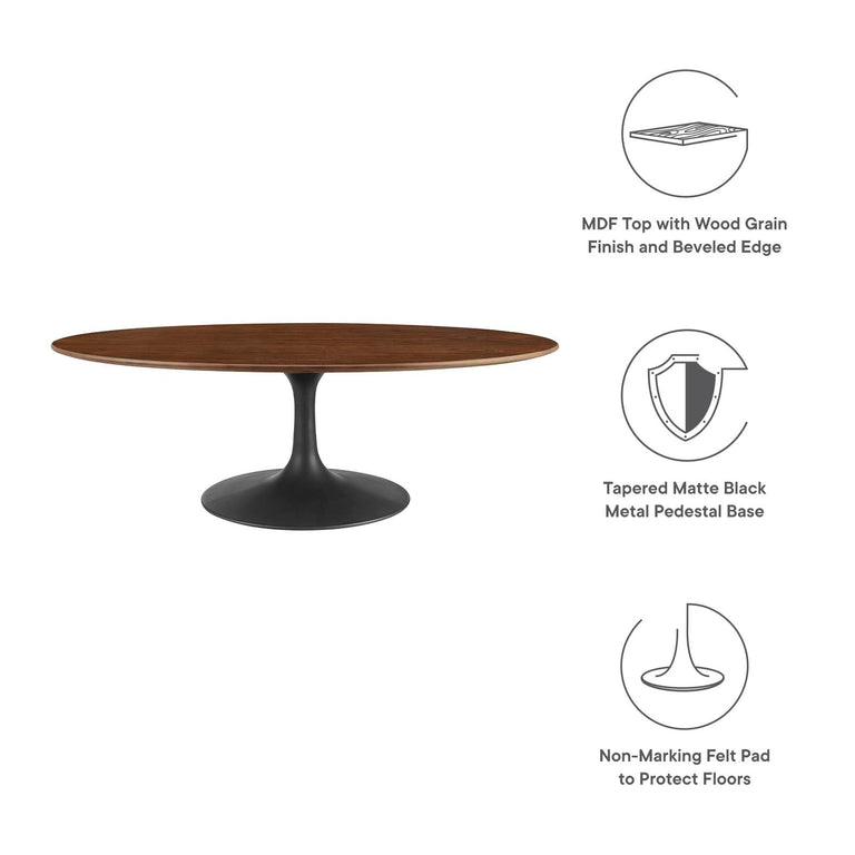 LIPPA WOOD OVAL COFFEE TABLE | LIVING ROOM