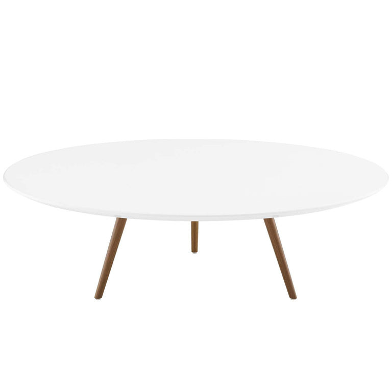 LIPPA ROUND WOOD TOP COFFEE TABLE WITH TRIPOD BASE | LIVING ROOM