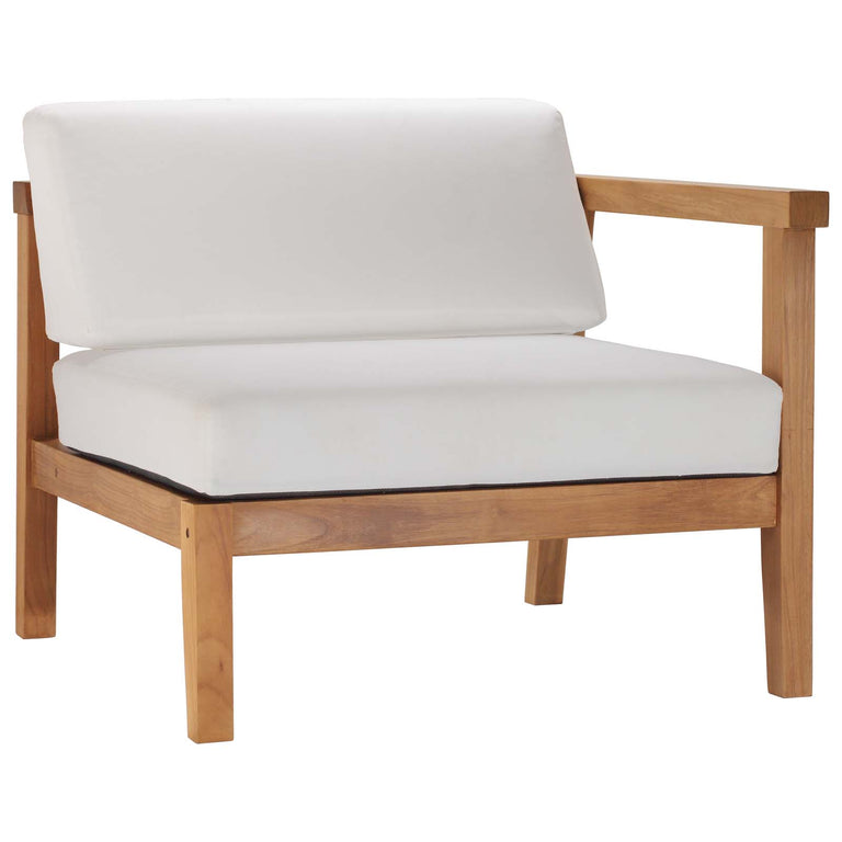 BAYPORT OUTDOOR PATIO TEAK WOOD 2-SEATER LOVESEAT