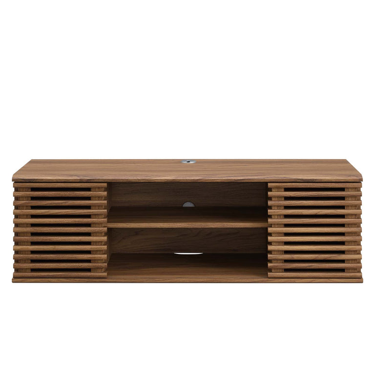 RENDER WALL-MOUNT MEDIA CONSOLE TV STAND | LIVING ROOM