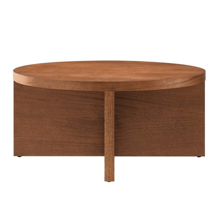 SILAS ROUND WOOD COFFEE TABLE | LIVING ROOM