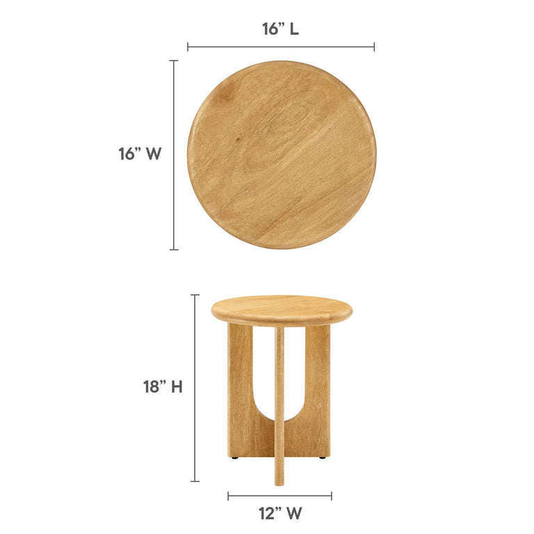 RIVIAN ROUND SIDE TABLE | LIVING ROOM