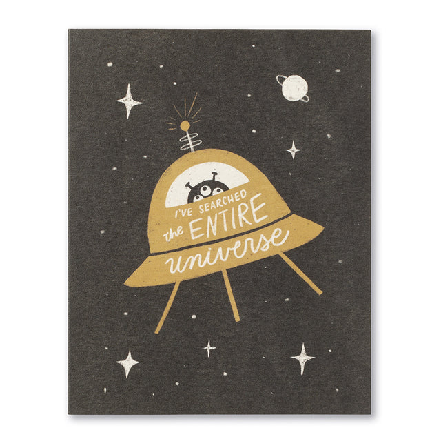 I've searched the entire universe | GREETING CARD - BIRTHDAY