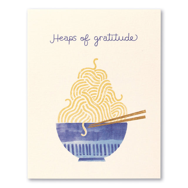 Heaps of gratitude | GREETING CARD - THANK YOU