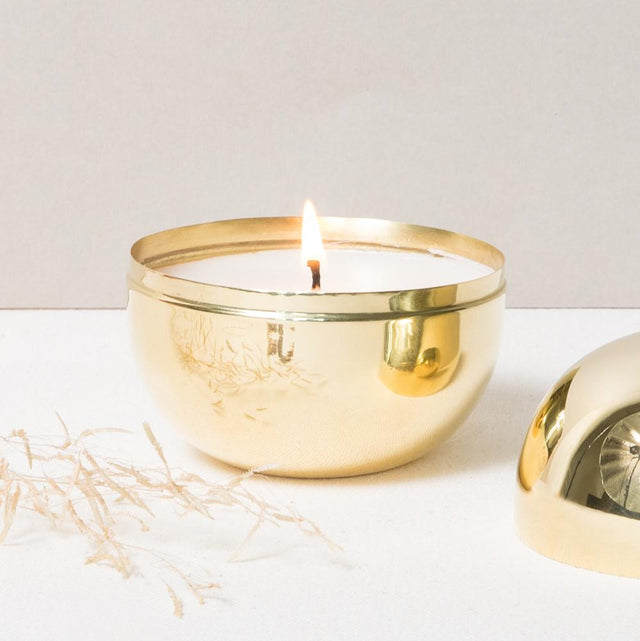 BRASS SPHERE CANDLE