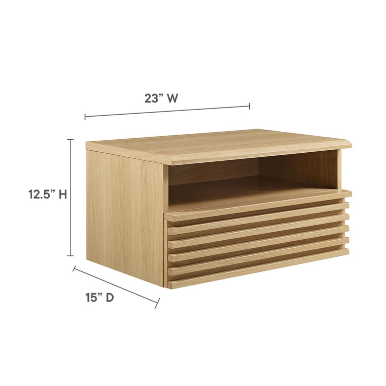 RENDER WALL-MOUNT NIGHTSTAND | BAR AND DINING