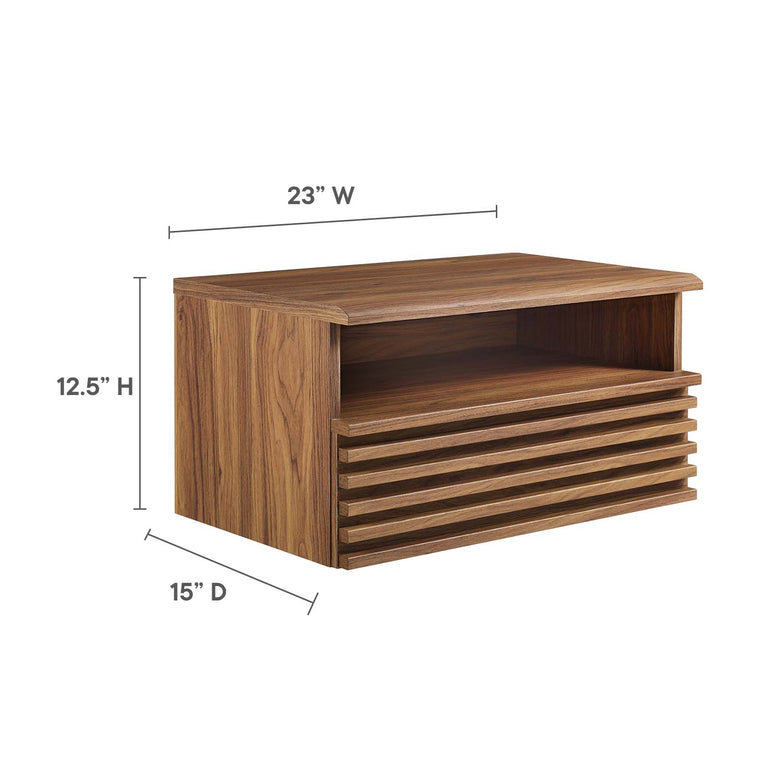 RENDER WALL-MOUNT NIGHTSTAND | BAR AND DINING