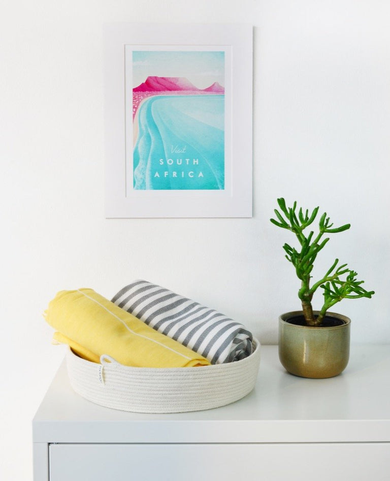 IVORY COTTON TABLE BASKETS (SOUTH AFRICA)