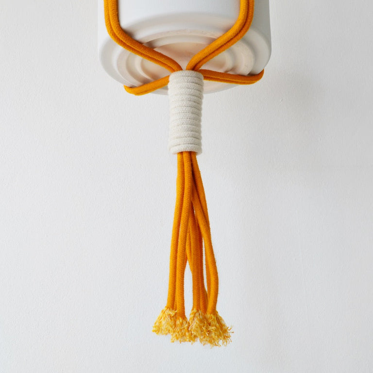 COTTON MACRAME PLANT HOLDERS