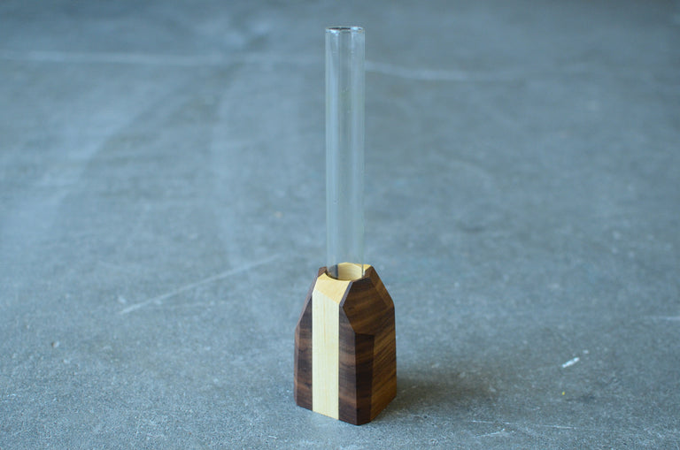 Geometric Flower Vase by Iron Roots Designs | made in Berkeley, CA