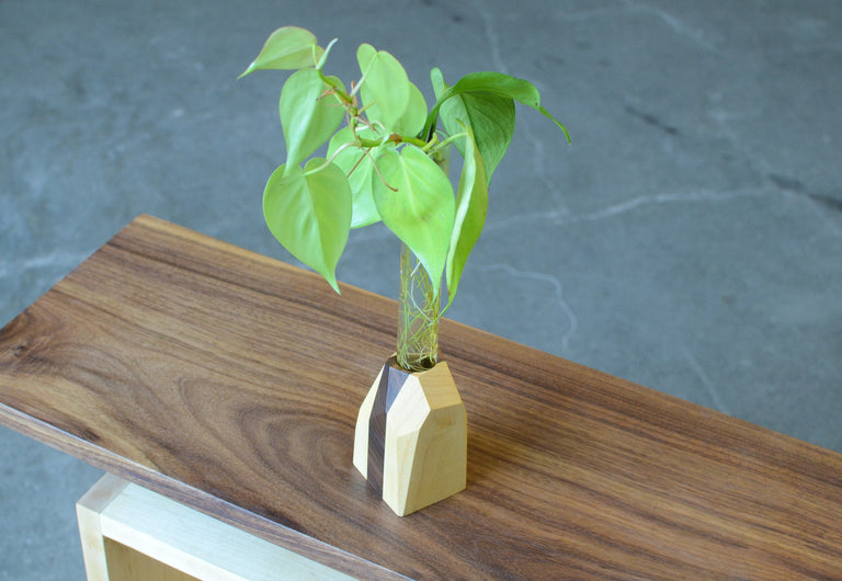 Geometric Flower Vase by Iron Roots Designs | made in Berkeley, CA