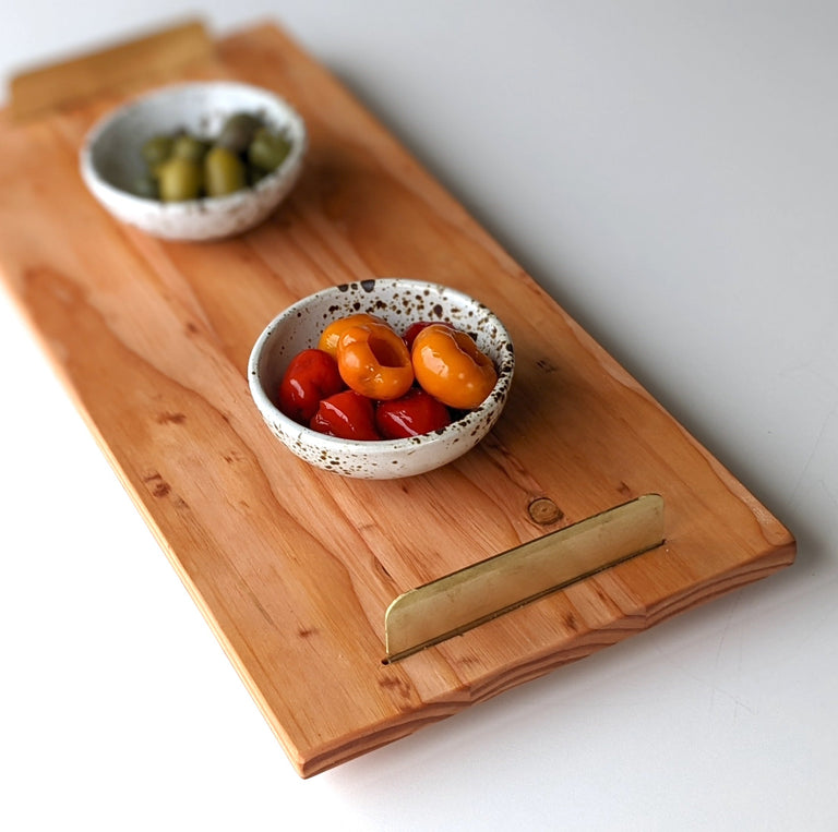 BRASS HANDLE TRAY | BY FORMR