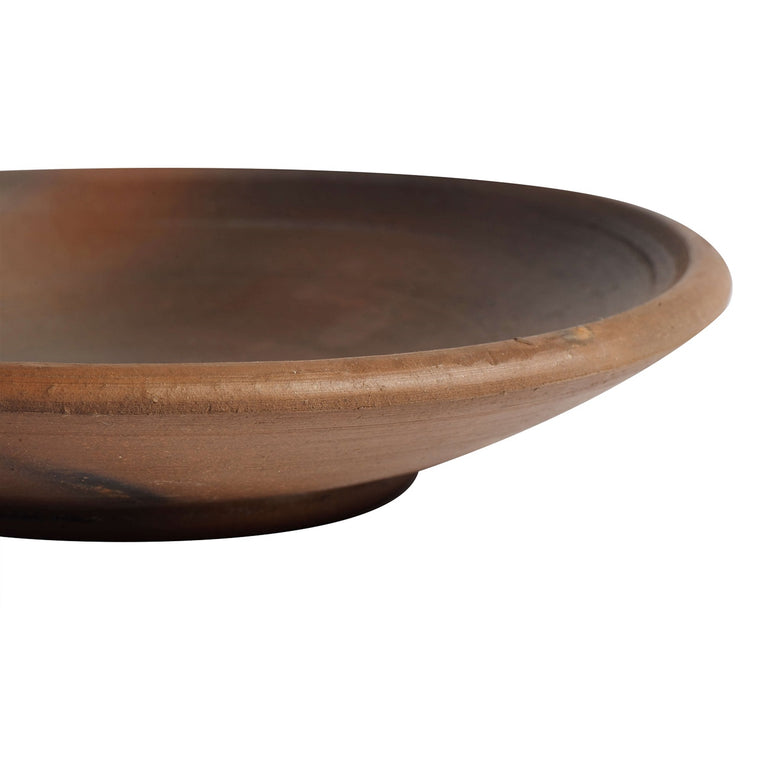 BROWN TERRACOTTA LUNCH PLATE