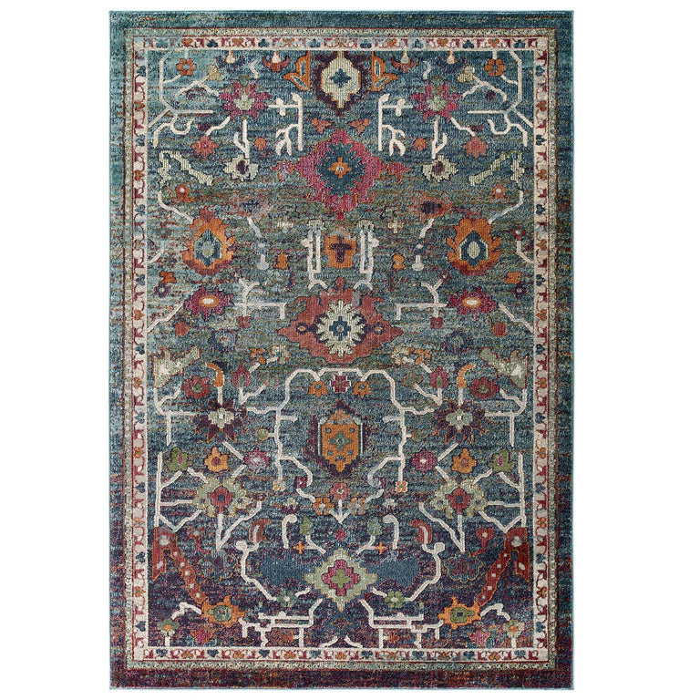 TRIBUTE EVERY DISTRESSED VINTAGE FLORAL | AREA RUG