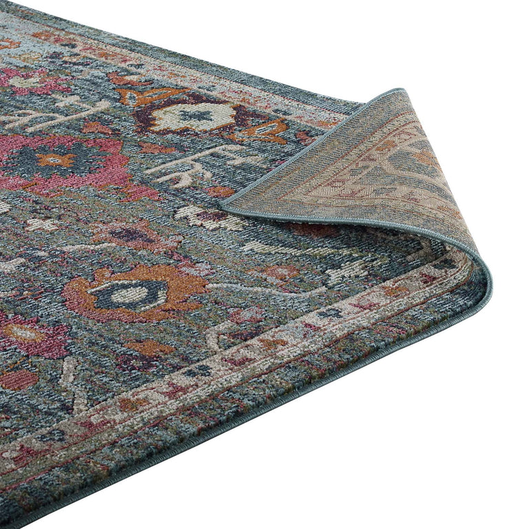 TRIBUTE EVERY DISTRESSED VINTAGE FLORAL | AREA RUG