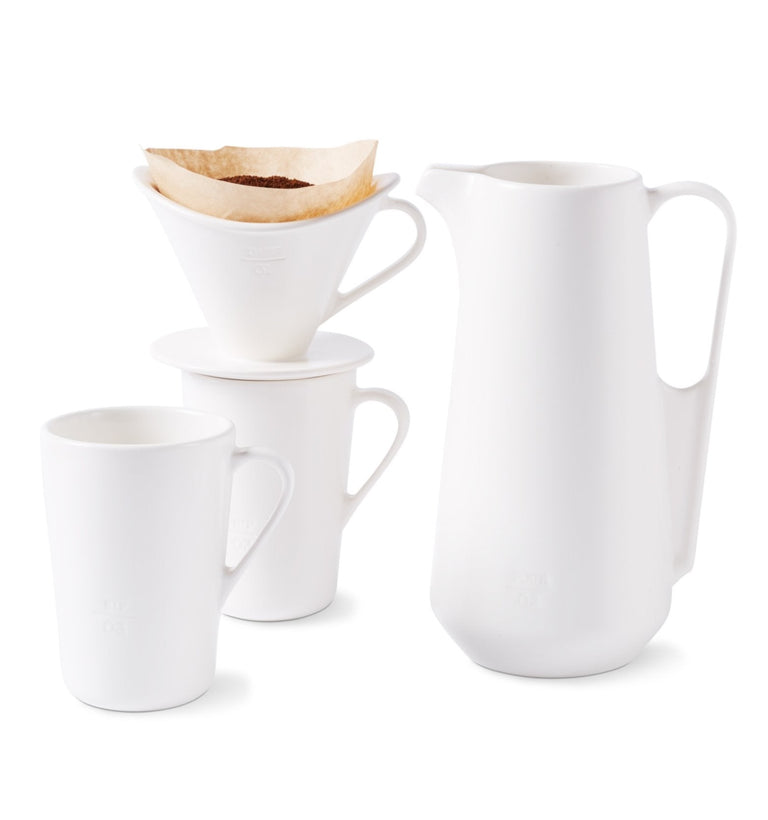 ICON DRIP. POUR. SIP. COFFEE SYSTEM FOAM SET OF 4 | DRINKWARE