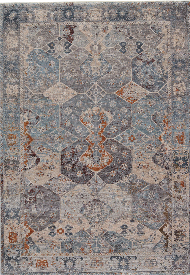 VALENTIA THESSALY POWER LOOMED RUG FROM TURKEY