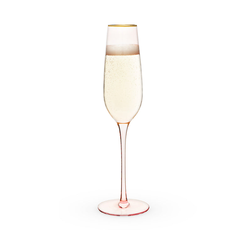 ROSE CRYSTAL CHAMPAGNE FLUTE 