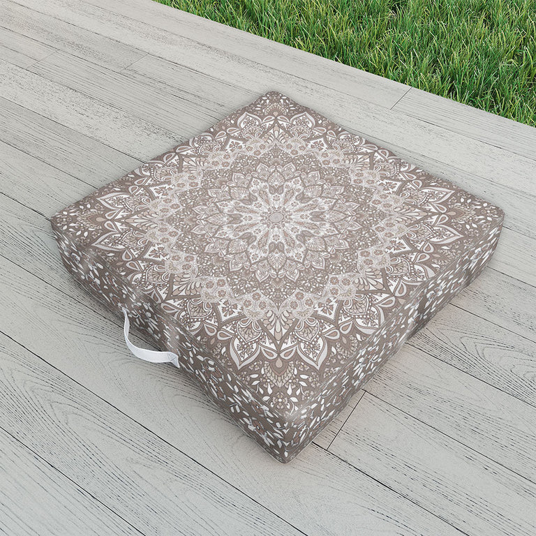 Farah Neutral Outdoor Floor Cushion