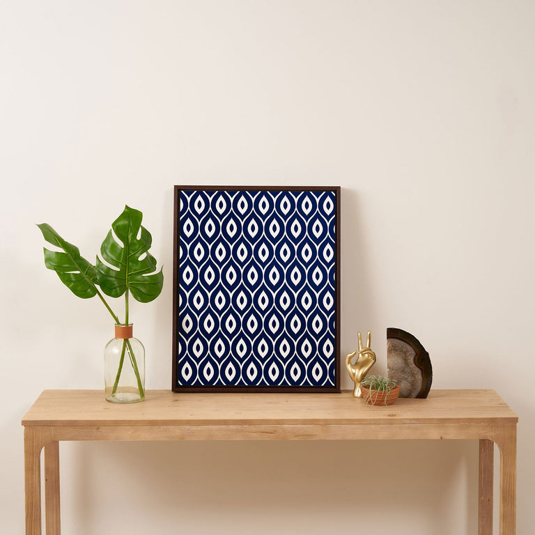 Leela Navy Art Canvas