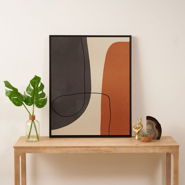 Modern Abstract Shapes II Art Canvas