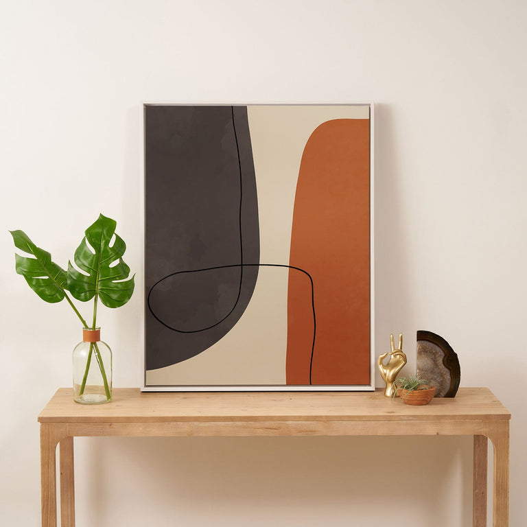 Modern Abstract Shapes II Art Canvas