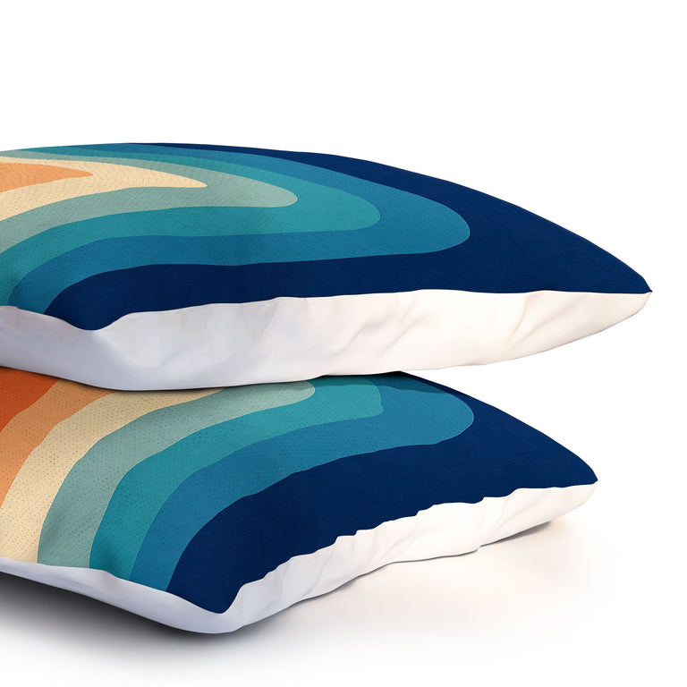 RETRO 70S COLOR PALETTE III PILLOW SHAMS