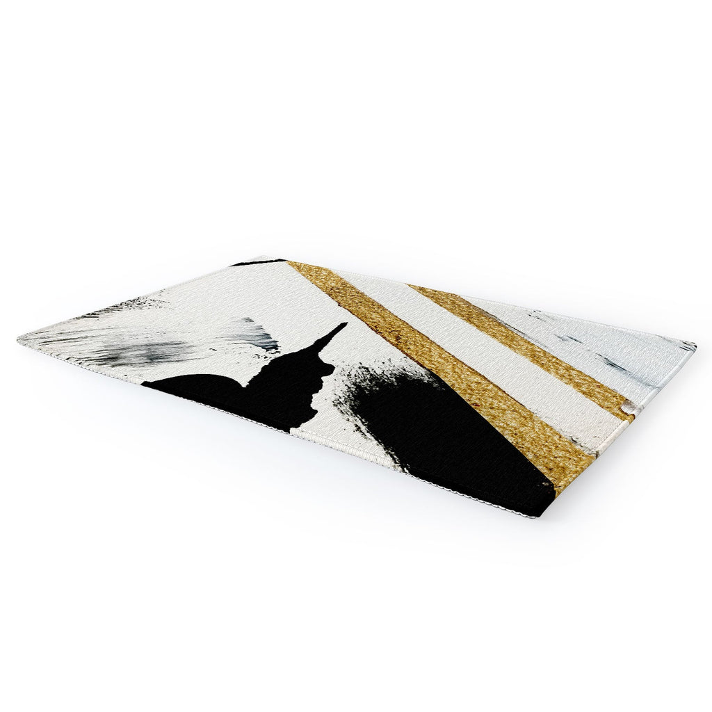 Pie Shape Rug Armor 8 a minimal abstract pie Area Rug | STAG & MANOR