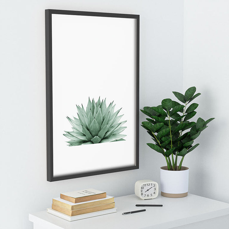 Agave Green Summer Vibes Recessed Framing Rectangle