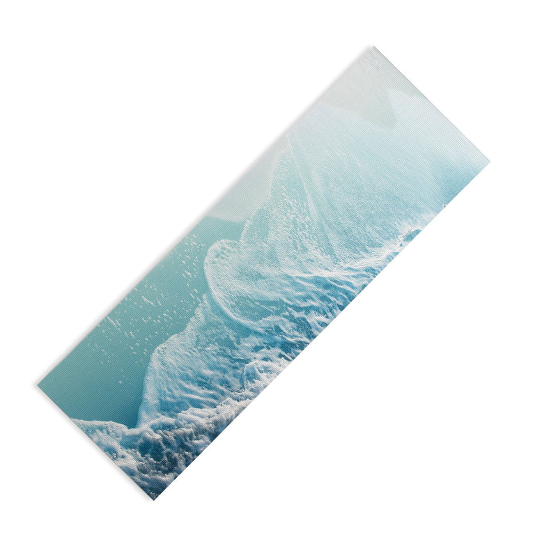 Soft Turquoise Ocean Dream Waves Yoga Mat