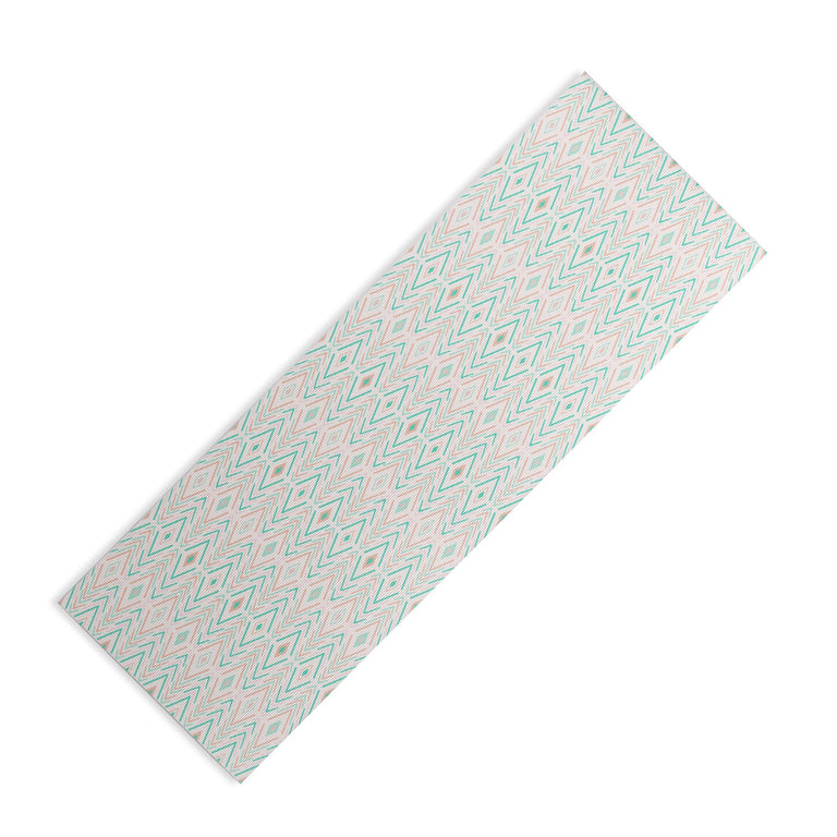 Bohemian Diamonds Mint Yoga Mat