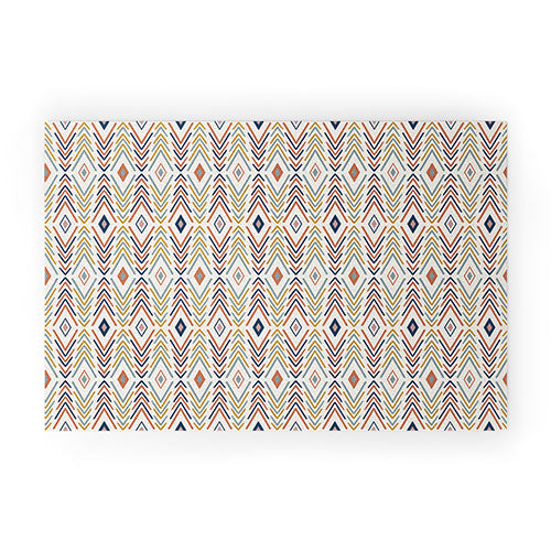 Bohemian Diamonds Welcome Mat