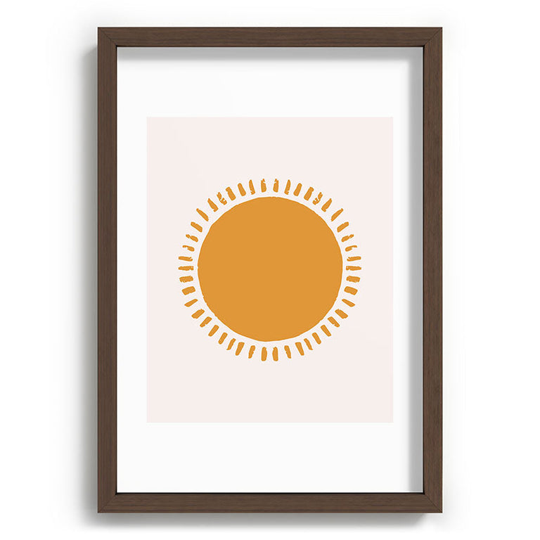 Summer Desert Sun Recessed Framing Rectangle