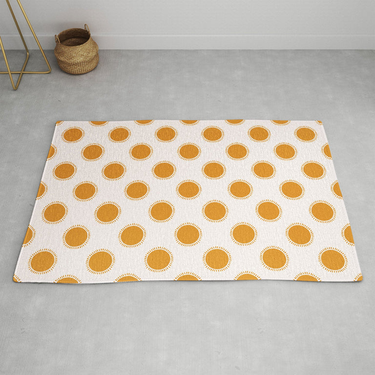 Summer Desert Sun Area Rug