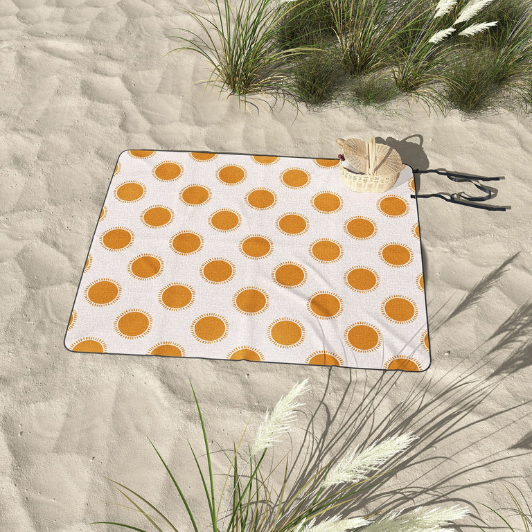 Summer Desert Sun Picnic Blanket