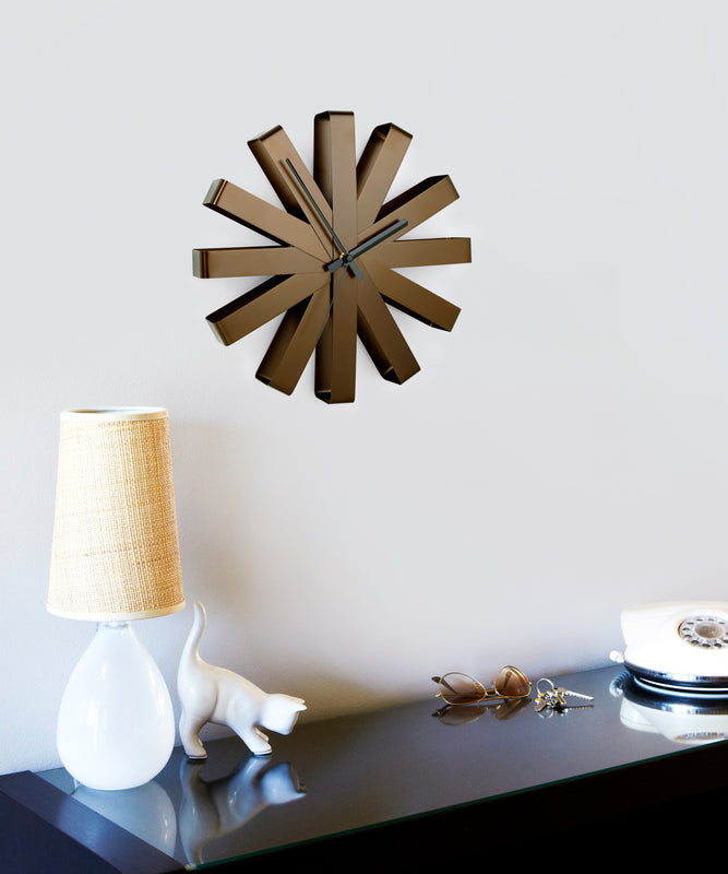 RIBBON WALL CLOCK | WALL DECOR | STAG & MANOR