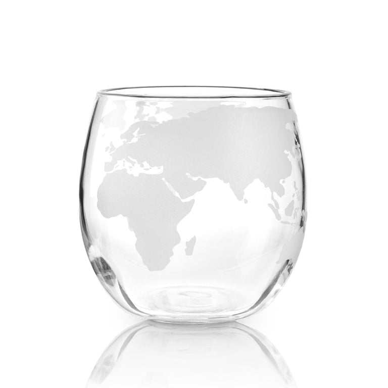 GLOBE WHISKEY TUMBLERS